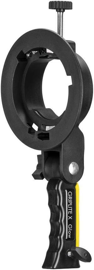 Handheld Grip S-Type Bracket Pro Bowens Mount Holder for Round Speedlite Flashes