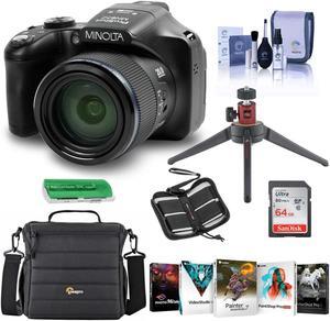 Minolta MN67Z 20MP FHD WiFi Camera Black, With Premium Bundle #MN67Z-BK B