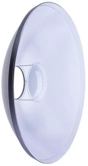Glow 22" White Beauty Dish for Balcar White Lighting & Alien Bees Mount