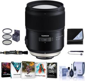 Tamron SP 35mm f/1.4 Di USD Lens for Nikon F Mount W/ Free PC Accessory Bundle