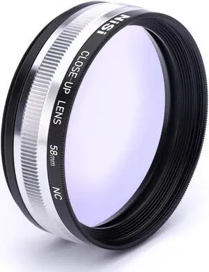 NiSi Close-Up Lens Kit NC 58mm with 49 & 52mm Adapters #NIR-CLOSEUP-58