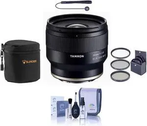 Tamron 24mm f/2.8 DI III OSD Lens for Sony FE, Bundle with ProOptic 67mm Filter Kit, Cleaning Kit, Lens Cap Tether, Lens Pouch