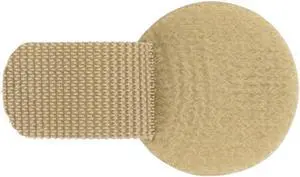 Wireless Mic Belts Cable Discs Management Tabs, Tan, 20-Pack #AC-DISC-20-T