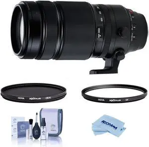 Fujifilm XF 100-400mm F4.5-5.6 R LM OIS WR Lens With Hoya 77 UV/CPL Filters