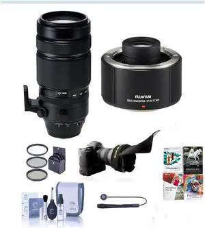 Fujifilm XF 100-400mm F4.5-5.6 R LM OIS WR Lens w/Fujifilm XF2X TC WR/Accessory
