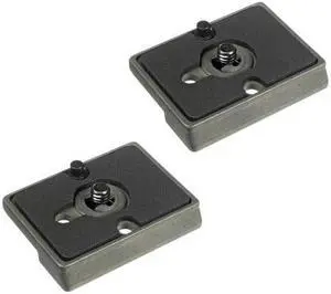 Manfrotto 2x 200PL RC2-System Quick Release Plate with 1/4"-20 Screw and 3/8" Bushing Adapter