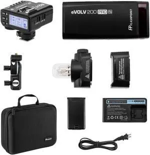 Flashpoint eVOLV 200 Pro - Godox AD200 Pro + R2 Mark II Trigger for Canon