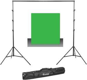 Westcott 9 x 10ft Green Screen Cotton Background W/Flashpoint 13' Background SYS