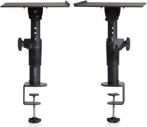 Gator Cases Frameworks Clamp-On Desktop Studio Monitor Stand, 2-Pack