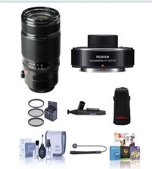 Fujifilm XF 50-140mm f/2.8 R LM OIS WR Lens w/XF1.4X TC WR & Accessories Kit