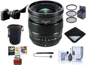 Fujifilm XF 16-55mm f/2.8 R LM WR Lens, Bundle with ProOptic 77mm Filter Kit, Flex Lens shade, Lens Wrap, Cleaning Kit, Lens Case, Lens Cap Tether, Mac Software Kit