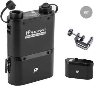 Flashpoint Blast Power Pack BP-960 Dual Outlet Power Pack Kit with Spare Battery & Clamp