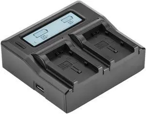 Green Extreme Dual Smart Charger w/LCD Screen f/Canon BP-800 Series Batteries