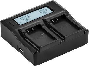 Green Extreme Dual Smart Charger with LCD Screen for Canon LP-LPE17 #GXCH2LPE17