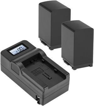 Green Extreme 2 Pack BP-828 Battery and Compact Smart Charger Kit (7.4V 2670mAh)