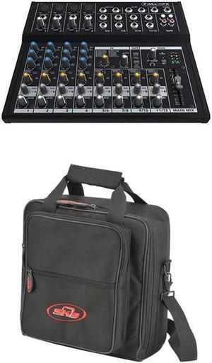 Mackie Mix12FX 12-Channel Mixer with Effects W/SKB Universal Equipment/Mixer Bag
