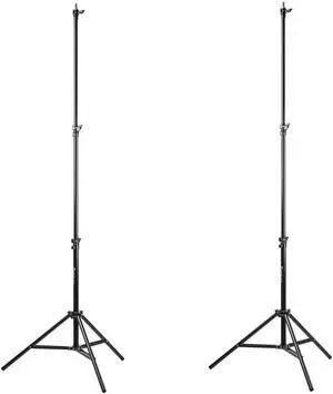 Flashpoint 2x Pro Air-Cushioned Heavy-Duty Light Stand (Black, 7.2')