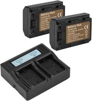 Green Extreme 2x NP-FZ100 7.2V 2280mAh Battery and Dual Smart Charger Kit