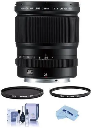 Fujifilm GF 23mm f/4 R LM WR Lens with Filter Kit