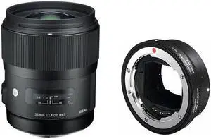 Sigma 35mm f/1.4 DG HSM ART Lens with MC-11 Canon EF Lens to Sony E Converter for Canon EF