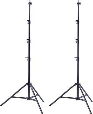 Flashpoint 2x Pro Air-Cushioned Heavy-Duty Light Stand (Black, 9.5')