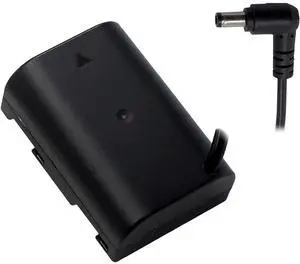 Tilta Dummy Battery to 5.5/2.5mm DC Male Cable for Panasonic GH Camera