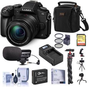 Panasonic Lumix DMC-G85 Mirrorless Camera with 12-60mm OIS Lens Bundle with Acc