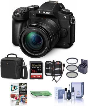 Panasonic Lumix DMC-G85 Mirrorless with 12-60mm OIS Lens and Free Accessories