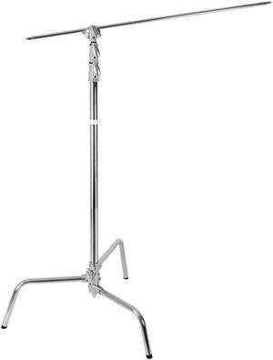 Godox C-Stand with Arm & Grip Head (7.8', Silver) #240CS