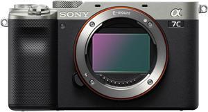 Sony Alpha 7C FullFrame Mirrorless Camera  Silver ILCE7CS