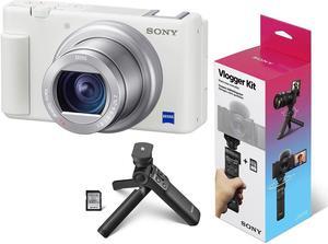 Sony ZV-1 Camera White with Vlogger Accessory Kit #DCZV1/W A