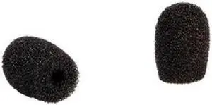 On-Stage ASWS20B10 Windscreens for Headset Microphones, Black, 10-Pack #14293