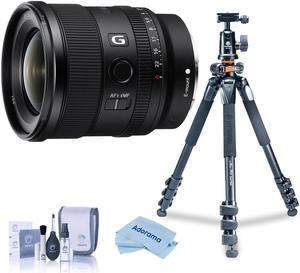 Sony FE 20mm f/1.8 G Lens for Sony E with Vanguard Alta Pro 264AT Tripod Kit