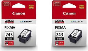 Canon 2 Pack PG-243 Black Ink Cartridge for PIXMA Printers - 5.6ml #1287C001 2