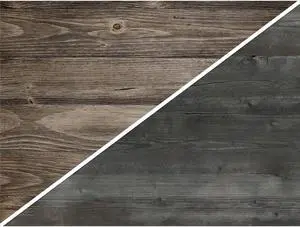 V-FLAT WORLD Duo Board - 30x40" Double Sided Surface Board, Vintage Oak/Ink Hardwood