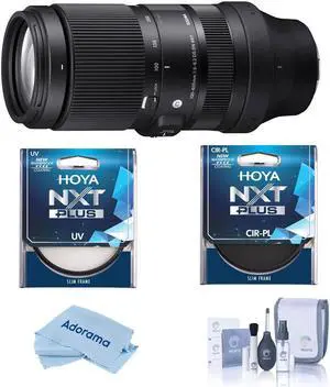 Sigma 100-400mm f/5-6.3 DG DN OS Lens for Leica L - Bundle with Hoya Fiter Kit