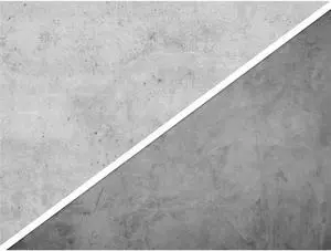 V-FLAT WORLD Duo Board - 30x40" Double Sided Surface Board, Iced Concrete/Midnight Cement
