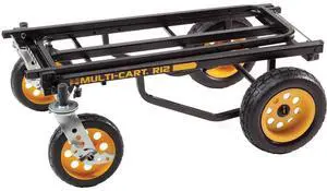 Rock N Roller Multi-Cart R12 All Terrain Transporter with Molded Rear Wheels, Load Capacity 500 lbs/32 cu. ft