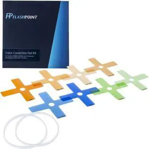 Flashpoint Color Correction Gel Kit for Flashpoint Streaklight, eVOLV and Godox AD360, AD200 Strobes