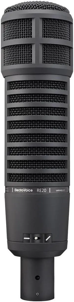 Electro-Voice RE20 Variable-D Dynamic Cardioid Microphone, Black