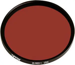 Tiffen B60 #25 Glass Bayonet Mount Filter - Dark Red #60BR25