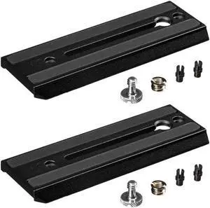 Manfrotto 2 Pack 504PLONG Long Sliding Video Camera Plate for 504HD Fluid Head