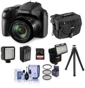Panasonic LUMIX FZ80D Point & Shoot Digital Camera with Essentials Kit+