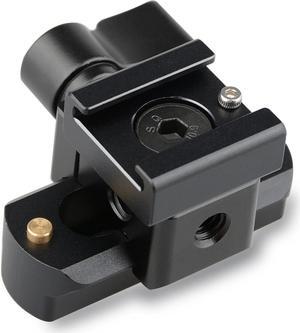 CAMVATE Quick Release Clamp and Cold Shoe Mount Adapter, Black Wingnut #C1521