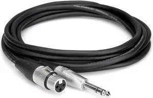 Hosa HXS-005 REAN XLR3F to 1/4in TRS 5ft
