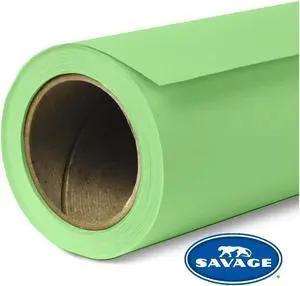 Savage Widetone Seamless Background Paper, 26" wide x 36', Mint Green, #40