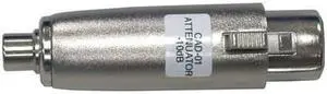 Datavideo XLR to RCA Attenuator, One Pair #CAD-01