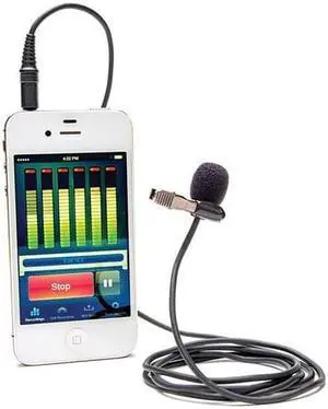 AZDEN EX-503i i-Coustics(TM) EX-503 Studio Pro Lapel Microphone for Smartphones & Tablets