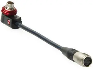 Zacuto 6" Right Angle Extension Cable for Canon 18-80 Lens #Z-C18RC