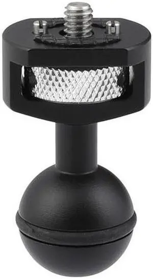 CAMVATE Replacement Single Ball Head with 1/4"-20 Thread & Locating Pin